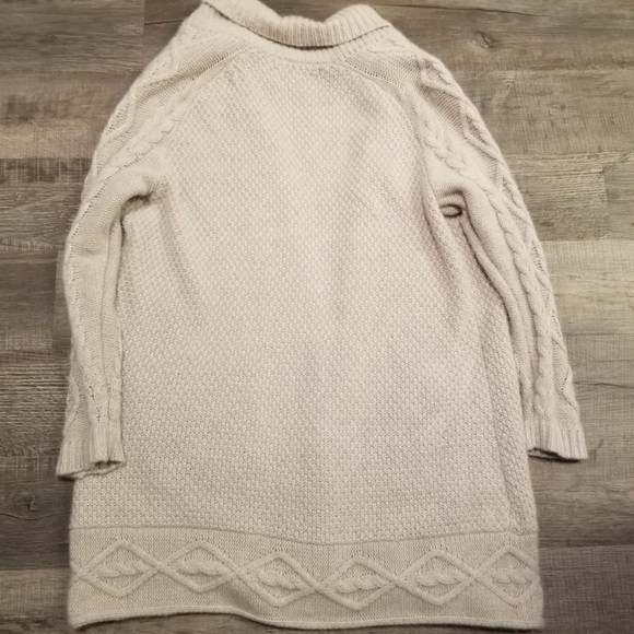 Max Studio Luxury Yarns Alpaca blend Long Open front Cable Knit Cardigan 1X - Picture 2 of 5